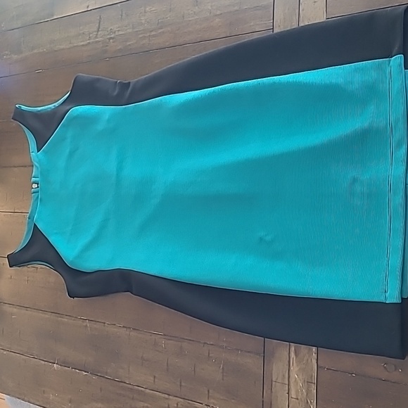 B. Smart Color block Sleeveless Dress Sz 12 - Picture 1 of 3